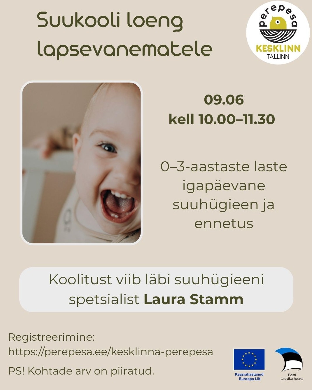 Suukooli loengule registreerumine