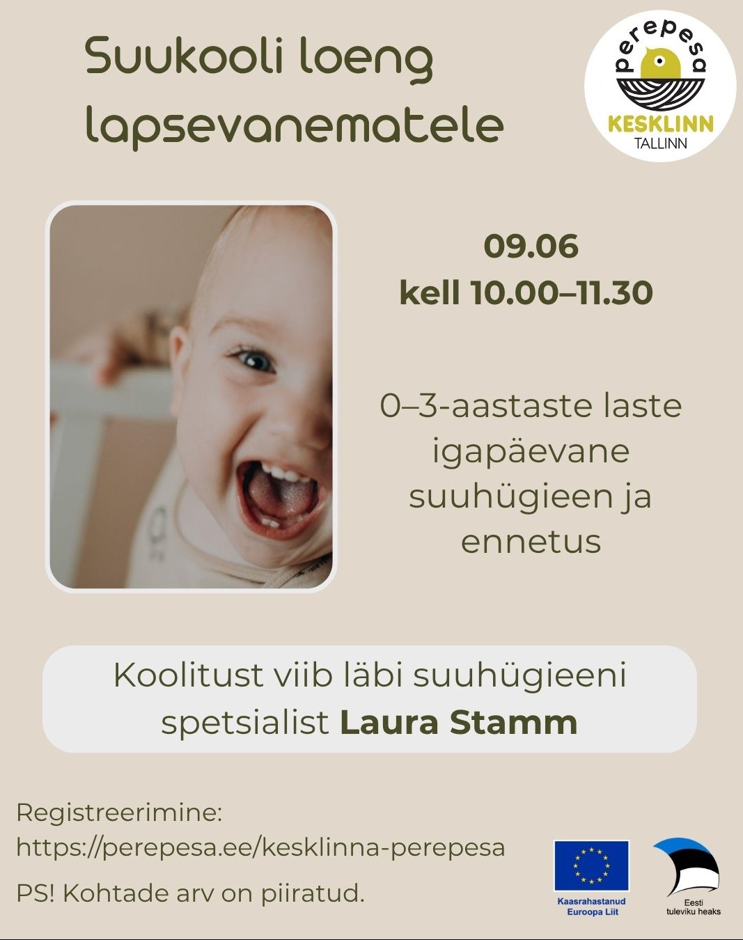 Suukooli loengule registreerumine